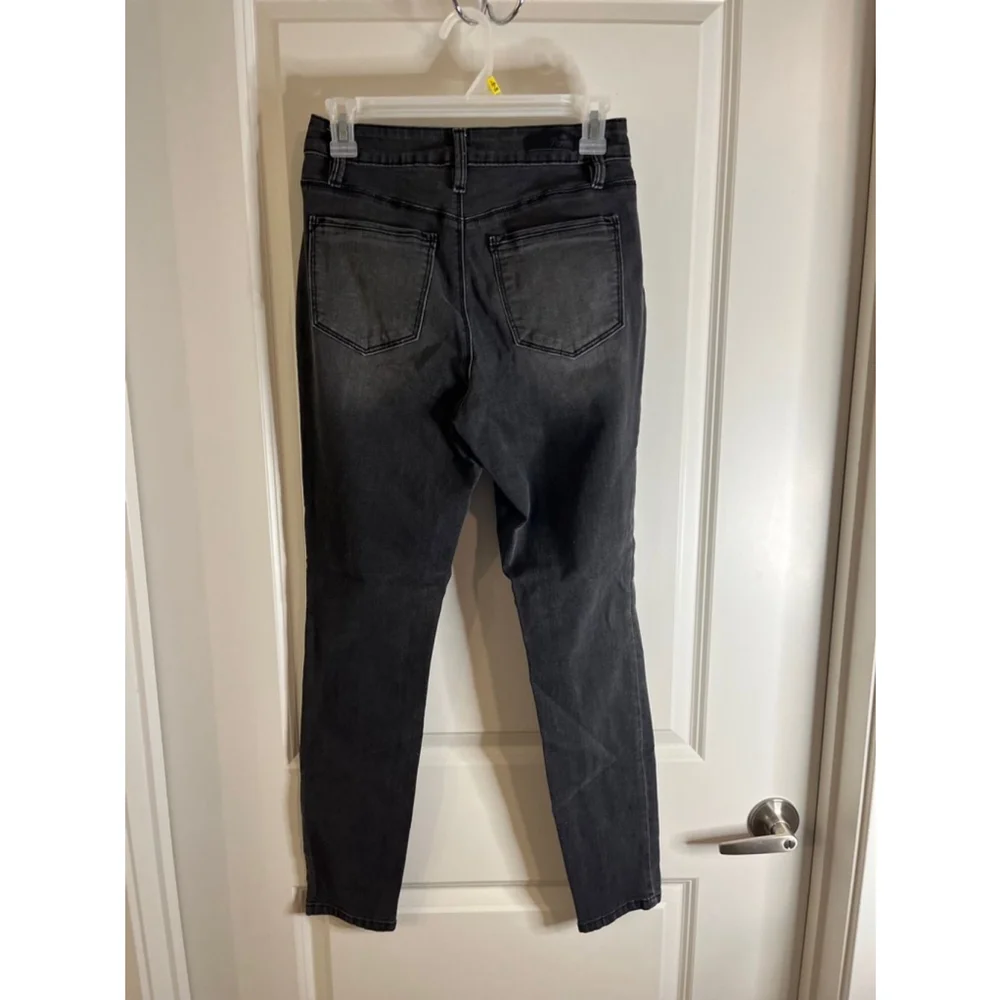 Royalty For Me Skinny High Rise Jeans Women's Size 6 Black Medium Wash - Picture 8 of 10